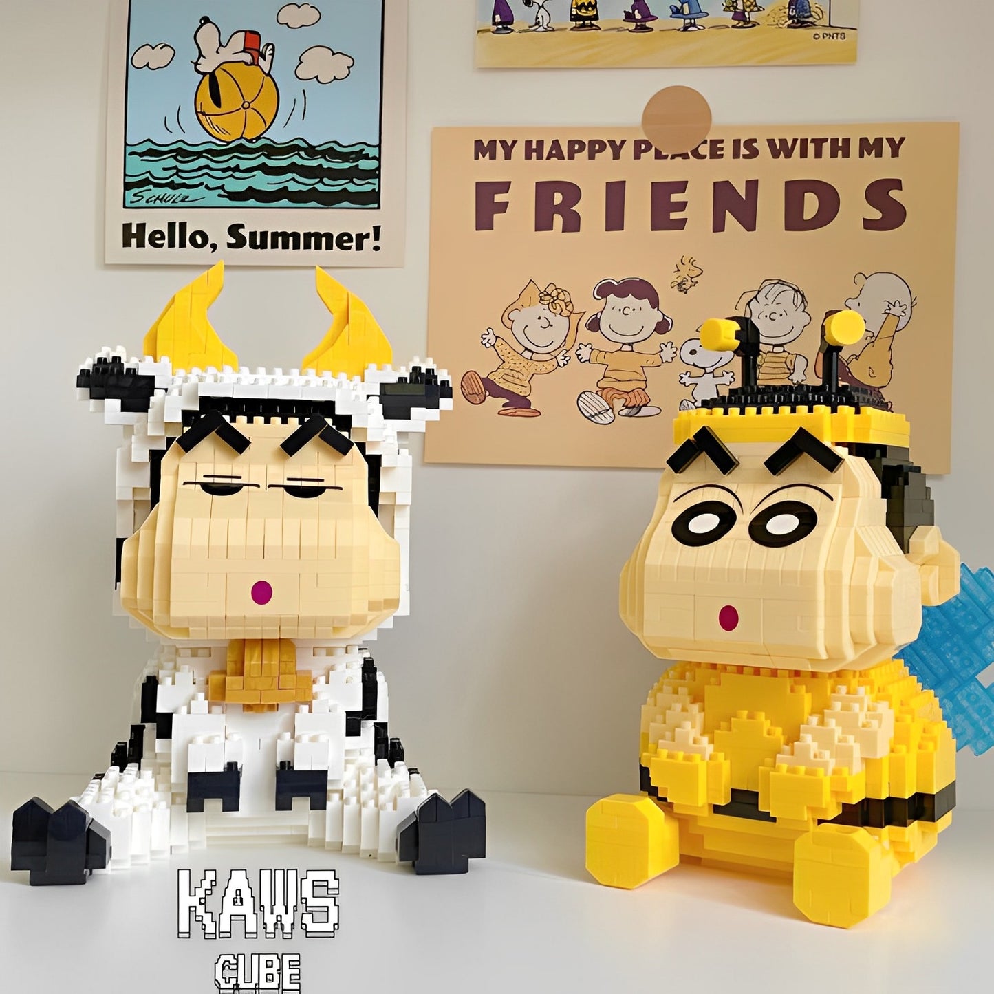 ブロック クレヨンしんちゃん:Nanoblock Dairy Cow「151mm」0318-2-3