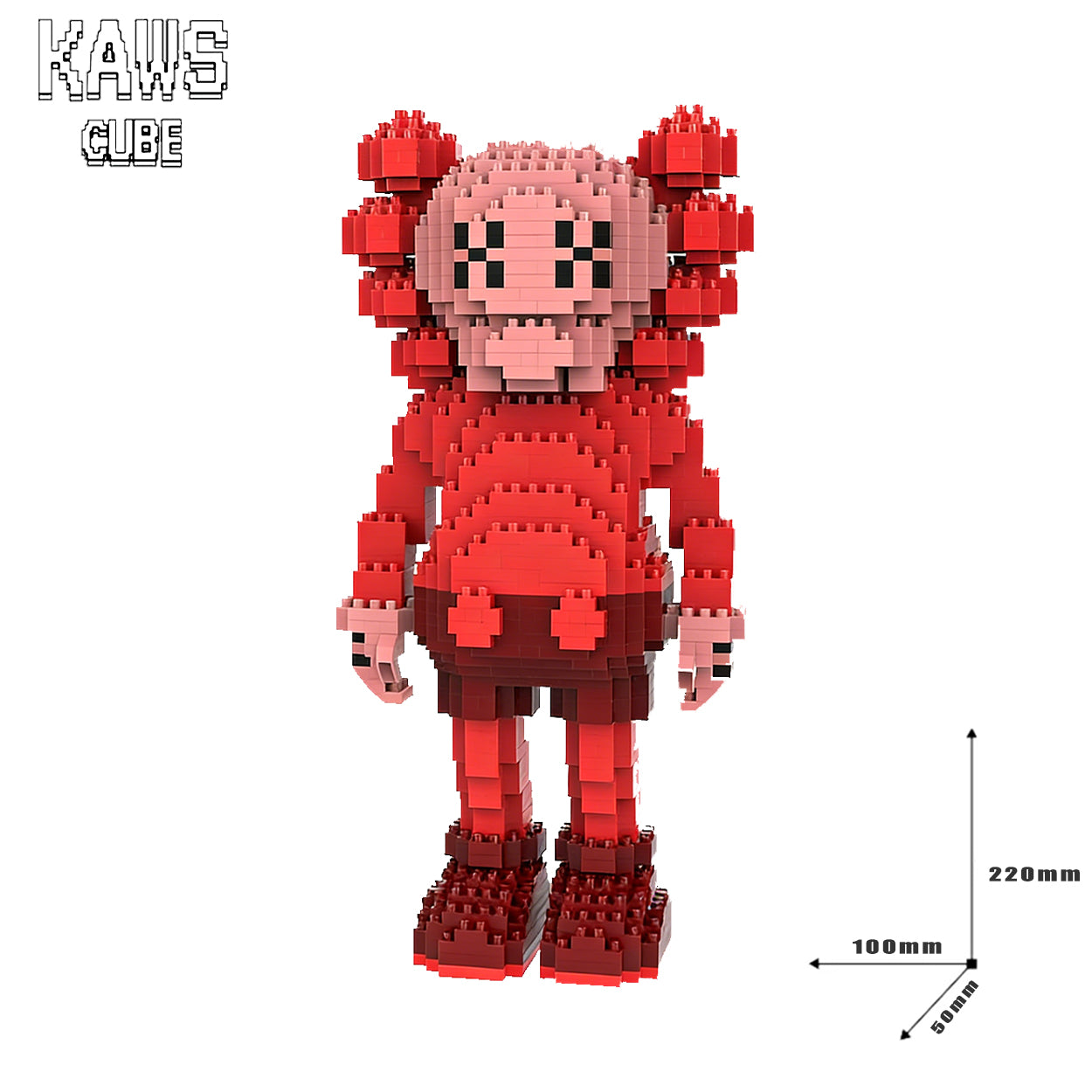カウズ KAWS Companion Black: Nanoblock ナノブロック「220mm」251224-7
