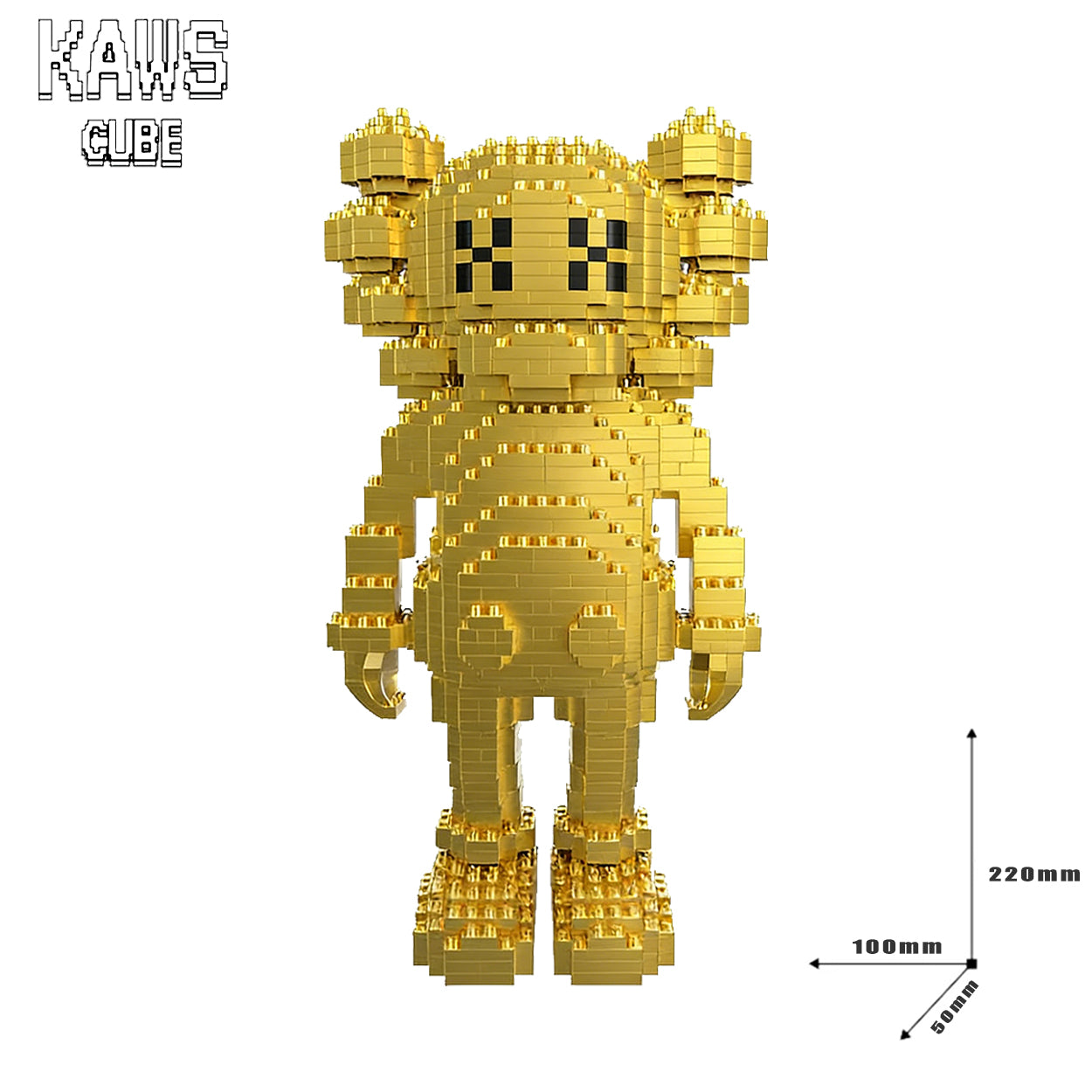 カウズ KAWS Companion RED: Nanoblock ナノブロック「220mm」251225-5